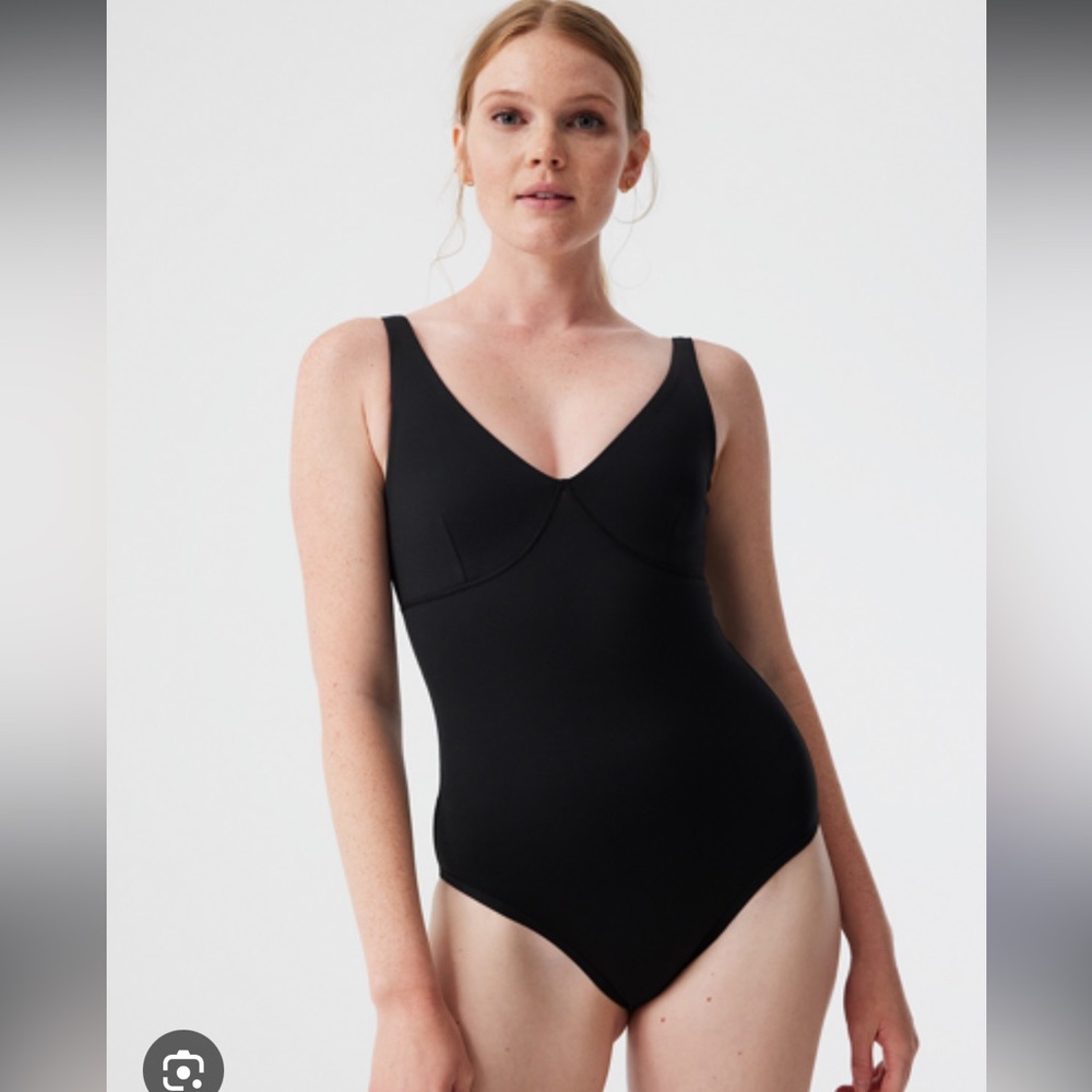 Outdoor Voices Black Bodysuit